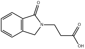 3-(1-OXO-1,3-DIHYDRO-2H-ISOINDOL-2-YL)PROPANOIC ACID Struktur