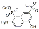 calcium 2-amino-5-hydroxynaphthalene-1,7-disulphonate Struktur