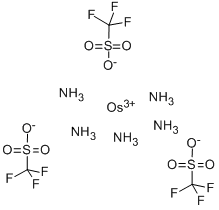 PENTAAMMINE(TRIFLUOROMETHANESULFONATO)OSMIUM(III) TRIFLUOROMETHANESULFONATE Struktur