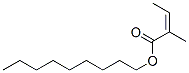 nonyl 2-methylisocrotonate Struktur