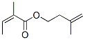 3-methyl-3-butenyl 2-methylisocrotonate Struktur