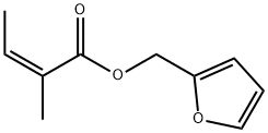 2-furylmethyl 2-methylcrotonate  Struktur