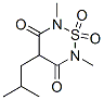 2,6-dimethyl-4-(2-methylpropyl)-2H-1,2,6-thiadiazine-3,5(4H,6H)-dione 1,1-dioxide  Struktur