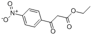 Ethyl 4-nitrobenzoylacetate Struktur