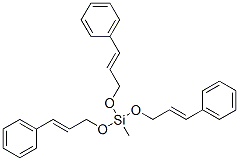 methyltris[(3-phenylallyl)oxy]silane Struktur