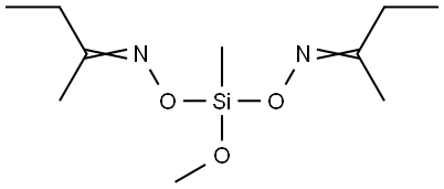 BIS(ETHYLMETHYLKETOXIME)METHOXYMETHYLSILANE Struktur