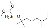 dimethoxymethyl[(1,1,5-trimethylhept-6-enyl)oxy]silane Struktur