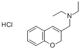 N,N-Diethyl-2H-1-benzopyran-3-methanamine hydrochloride Struktur