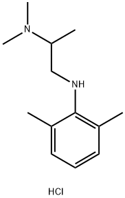 N(Sup 2),N(sup 2)-dimethyl-N(sup 1)-2,6-xylyl-1,2-propanediamine dihydrochloride Struktur