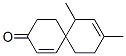 7,9-dimethylspiro[5.5]undeca-1,8-dien-3-one  Struktur