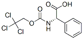 (S)-phenyl[[(2,2,2-trichloroethoxy)carbonyl]amino]acetic acid Struktur