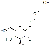 2-(2-hydroxyethoxy)ethyl D-glucopyranoside  Struktur