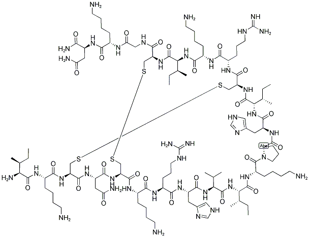 MAST CELL DEGRANULATING PEPTIDE Struktur