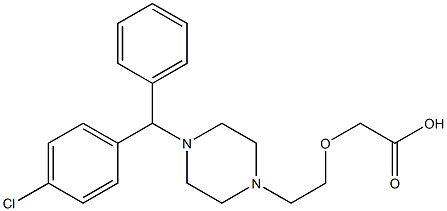 西替利嗪, 83881-51-0, 結(jié)構(gòu)式