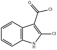 1H-Indole-3-carbonyl chloride, 2-chloro- (9CI) Struktur