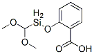 2-[(dimethoxymethylsilyl)oxy]benzoic acid Struktur