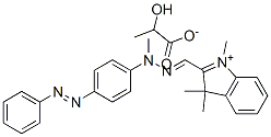 1,3,3-trimethyl-2-[[methyl[4-(phenylazo)phenyl]hydrazono]methyl]-3H-indolium lactate Struktur