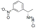 3-NITRO-(S)-ALPHAMETHYLBENZYLAMINE.HCL Struktur