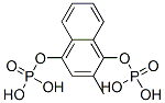 2-Methyl-1,4-naphthalenediol bis(dihydrogen phosphate) Struktur