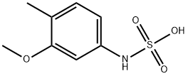 (3-methoxy-4-tolyl)sulphamic acid Struktur