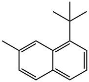 1-(tert-butyl)-7-methylnaphthalene Struktur