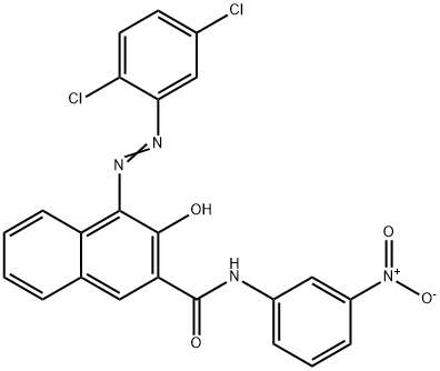 4-[(2,5-dichlorophenyl)azo]-3-hydroxy-N-(3-nitrophenyl)naphthalene-2-carboxamide Struktur