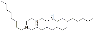 N,N-dioctyl-N'-[2-(octylamino)ethyl]ethylenediamine Struktur