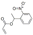 1-(2-nitrophenyl)ethyl acrylate Struktur