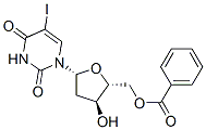 5-Iodo-5'-O-benzoyl-2'-deoxyuridine Struktur