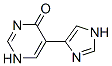 4(1H)-Pyrimidinone,  5-(1H-imidazol-4-yl)-  (9CI) Struktur