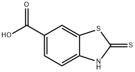 6-Benzothiazolecarboxylicacid,2,3-dihydro-2-thioxo-(9CI) Struktur