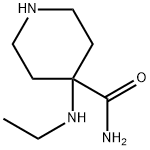 4-(ethylamino)piperidine-4-carboxamide Struktur