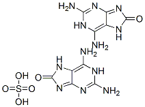 bis(2-amino-1,7-dihydro-8H-adenin-8-one) sulphate Struktur