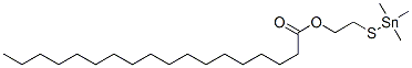 2-[(trimethylstannyl)thio]ethyl stearate Struktur