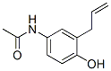 N-[3-allyl-4-hydroxyphenyl]acetamide Struktur