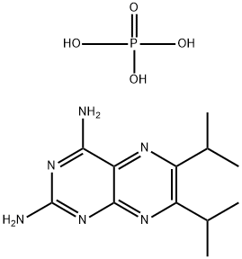 2,4-DIAMINO-6,7-DIISOPROPYLPTERIDINE PHOSPHATE SALT Structure