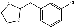 1-CHLORO-3-(1,3-DIOXOLAN-2-YLMETHYL)BENZENE Struktur