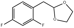 1,3-DIFLUORO-4-(1,3-DIOXOLAN-2-YLMETHYL)BENZENE Struktur