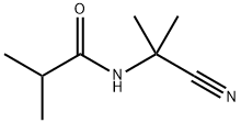 N-(1-Cyano-1-methylethyl)isobutyramide Struktur