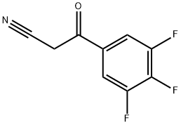 3,4,5-TRIFLUOROBENZOYLACETONITRILE Struktur