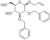 ALLYL-2,3-DI-O-BENZYL-BETA-D-GLUCOPYRANOSIDE Struktur