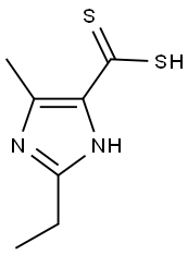 2-ETHYL-4-METHYLIMIDAZOLE-5-DITHIOCARBOXYLIC ACID Struktur