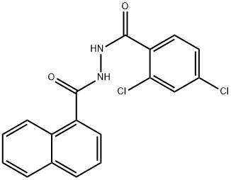 2'-(2,4-dichlorobenzoyl)-1-naphthohydrazide Struktur