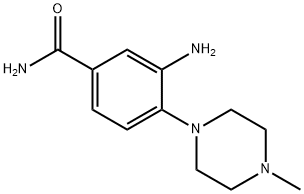 3-AMINO-4-(4-METHYL-PIPERAZIN-1-YL)-BENZAMIDE Struktur