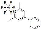 2,6-dimethyl-4-phenylpyrylium hexafluoroarsenate Struktur