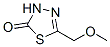 1,3,4-Thiadiazol-2(3H)-one,  5-(methoxymethyl)- Struktur