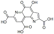 2,7,9-tricarboxypyrrolo(2,3-f)quinoline-4-ol-5-one Struktur