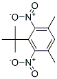 5-tert-butyl-4,6-dinitro-m-xylene Struktur