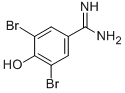 3,5-DIBROMO-4-HYDROXY-BENZAMIDINE Struktur