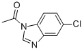 1H-Benzimidazole,1-acetyl-5-chloro-(9CI) Struktur